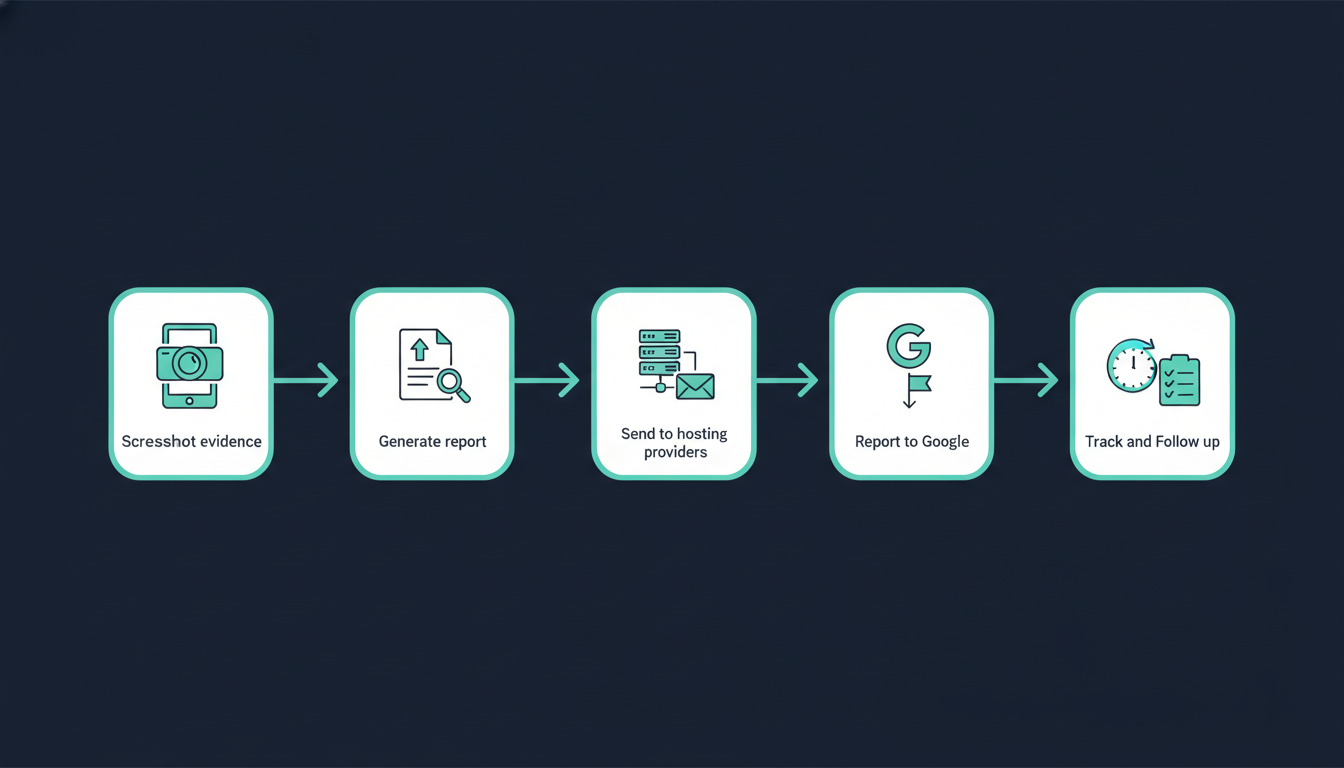 DMCA takedown action plan for pirated Thinkific courses